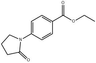 4-(2-氧代吡咯烷-1-基)苯甲酸甲酯 结构式