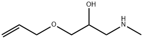 1-(烯丙氧基)-3-(甲氨基)丙-2-醇 结构式