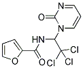 N-(2,2,2-TRICHLORO-1-[2-OXOPYRIMIDIN-1(2H)-YL]ETHYL)-2-FURAMIDE 结构式