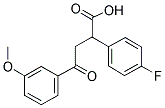 2-(4-FLUOROPHENYL)-4-(3-METHOXYPHENYL)-4-OXOBUTANOIC ACID 结构式