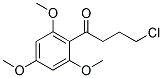 4-氯-1-(2,4,6-三甲氧苯基)丁酮 结构式