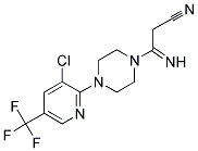 3-(4-(3-Chloro-5-(trifluoromethyl)pyridin-2-yl)piperazin-1-yl)-3-iminopropanenitrile