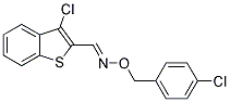 3-CHLORO-1-BENZOTHIOPHENE-2-CARBALDEHYDE O-(4-CHLOROBENZYL)OXIME 结构式