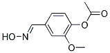 3-Methoxy-4-acetoxybenzaldehyde oxime 结构式