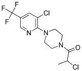 2-CHLORO-1-(4-(3-CHLORO-5-(TRIFLUOROMETHYL)(2-PYRIDYL))PIPERAZINYL)PROPAN-1-ONE 结构式