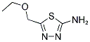 5-ETHOXYMETHYL-[1,3,4]THIADIAZOL-2-YLAMINE 结构式