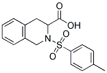 2-(TOLUENE-4-SULFONYL)-1,2,3,4-TETRAHYDRO-ISOQUINOLINE-3-CARBOXYLIC ACID 结构式