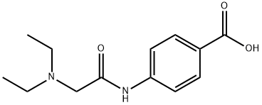 4-(2-DIETHYLAMINO-ACETYLAMINO)-BENZOIC ACID 结构式