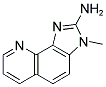 2-AMINO-3-METHYL-3H-IMIDAZO[4,5-H]QUINOLINE 结构式