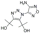 2-[1-(4-AMINO-1,2,5-OXADIAZOL-3-YL)-4-(1-HYDROXY-1-METHYLETHYL)-1H-1,2,3-TRIAZOL-5-YL]-2-PROPANOL 结构式