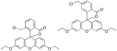 5-(AND-6)-CHLOROMETHYLFLUORESCEIN DIETHYL ETHER 结构式