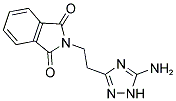 2-[2-(5-AMINO-1H-1,2,4-TRIAZOL-3-YL)ETHYL]-1H-ISOINDOLE-1,3(2H)-DIONE 结构式