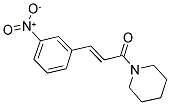 1-[(2E)-3-(3-NITROPHENYL)PROP-2-ENOYL]PIPERIDINE 结构式