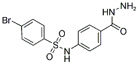 4-BROMO-N-(4-HYDRAZINOCARBONYL-PHENYL)-BENZENESULFONAMIDE 结构式