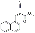 METHYL 2-NITRILO-3-NAPHTHYLPROP-2-ENOATE 结构式