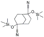 2,6-DI[(1,1,1-TRIMETHYLSILYL)OXY]BICYCLO[3.3.1]NONANE-2,6-DICARBONITRILE 结构式