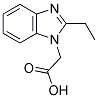 (2-ETHYL-1H-BENZIMIDAZOL-1-YL)ACETIC ACID 结构式