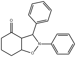 2,3-二苯基六氢苯并[D]异噁唑-4(2H)-酮 结构式