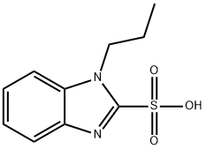 1-丙基-1H-苯并咪唑-2-磺酸 结构式