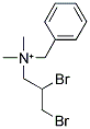 Benzyl-(2,3-dibromo-propyl)-dimethyl-ammonium 结构式