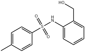 N-(2-(羟甲基)苯基)-4-甲基苯磺酰胺 结构式