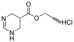 5-PROPARGYLOXYCARBONYL-1,4,5,6-TETRAHYDROPYRIMIDINE HYDROCHLORIDE 结构式