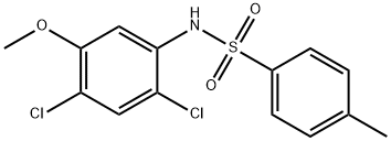 N-(2,4-Dichloro-5-methoxyphenyl)-4-methylbenzenesulfonamide 结构式