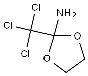 2-TRICHLOROMETHYL-[1,3]DIOXOLAN-2-YLAMINE 结构式