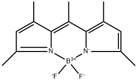 4,4-二氟-1,3,5,7,8-五甲基-4-硼-3A,4A-二氮杂-S-茚烯 结构式