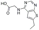 (6-ETHYL-THIENO[2,3-D]PYRIMIDIN-4-YLAMINO)-ACETIC ACID 结构式