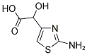 2-HYDRAOXY-2-(2-AMINOTHIAZOLE)-4-ACETIC ACID 结构式