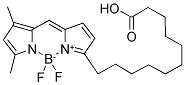 4,4-DIFLUORO-5,7-DIMETHYL-4-BORA-3A,4A-DIAZA-S-INDACENE-3-UNDECANOIC ACID 结构式