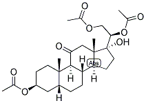 5-BETA-PREGNAN-3-BETA, 17,20-BETA, 21-TETROL-11-ONE 3,20,21-TRIACETATE 结构式