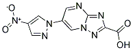 6-(4-NITRO-1H-PYRAZOL-1-YL)[1,2,4]TRIAZOLO[1,5-A]PYRIMIDINE-2-CARBOXYLIC ACID 结构式