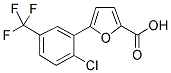 5-[2-CHLORO-5-(TRIFLUOROMETHYL)-PHENYL]-2-FUROIC ACID 结构式