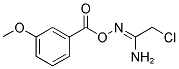 O1-(3-METHOXYBENZOYL)-2-CHLOROETHANEHYDROXIMAMIDE 结构式