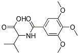 3-METHYL-2-[(3,4,5-TRIMETHOXYBENZOYL)AMINO]BUTANOIC ACID 结构式