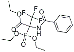 ETHYL 2-(BENZOYLAMINO)-2-(DIETHOXYPHOSPHORYL)-3,3,3-TRIFLUOROPROPANOATE 结构式