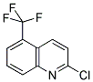 2-CHLORO-5-(TRIFLUOROMETHYL)QUINOLINE 结构式