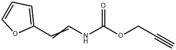 2-PROPYNYL N-[2-(2-FURYL)VINYL]CARBAMATE 结构式