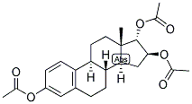 1,3,5(10)-Estratrien-3,16-beta, 17-alpha-triol triacetate 结构式