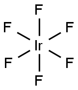 IRIDIUM HEXAFLUORIDE 结构式