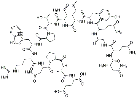 Asn-Gln-Gly-Gln-Tyr-Met-Asn-Thr-Pro-Trp-Arg-Asn-Pro-Ala-Glu 结构式