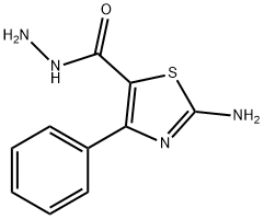 2-AMINO-4-PHENYL-1,3-THIAZOLE-5-CARBOHYDRAZIDE 结构式
