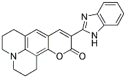 10-(1H-Benzimidazol-2-yl)-2,3,6,7-tetrahydro-1H,5H,11H-[1] benzopyrano[6,7,8-ij]quinolizin-11-one 结构式