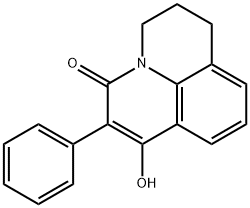 7-Hydroxy-6-phenyl-2,3-dihydro-1H,5H-pyrido[3,2,1-ij]quinolin-5-one 结构式