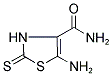5-AMINO-2-THIOXO-2,3-DIHYDRO-1,3-THIAZOLE-4-CARBOXAMIDE 结构式