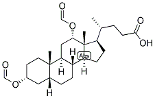 3-ALPHA,12-ALPHA-DIFORMYLOXYDESOXYCHOLIC ACID 结构式