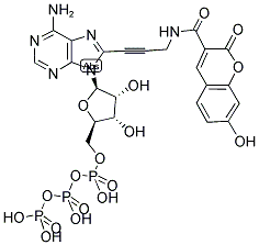 COUMARIN-5-ATP 结构式