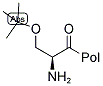 H-SER(TBU)-2-CHLOROTRITYL RESIN 结构式